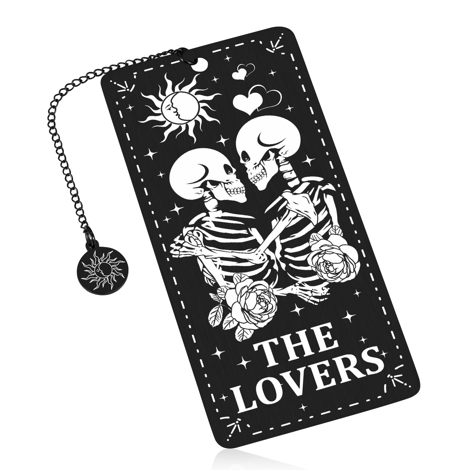 Weird Gifts Weird Stuff The Lover Tarot Bookmark For Book Lover Stocking Stuffers For Women Men Her White Elephant Gifts Bookmar