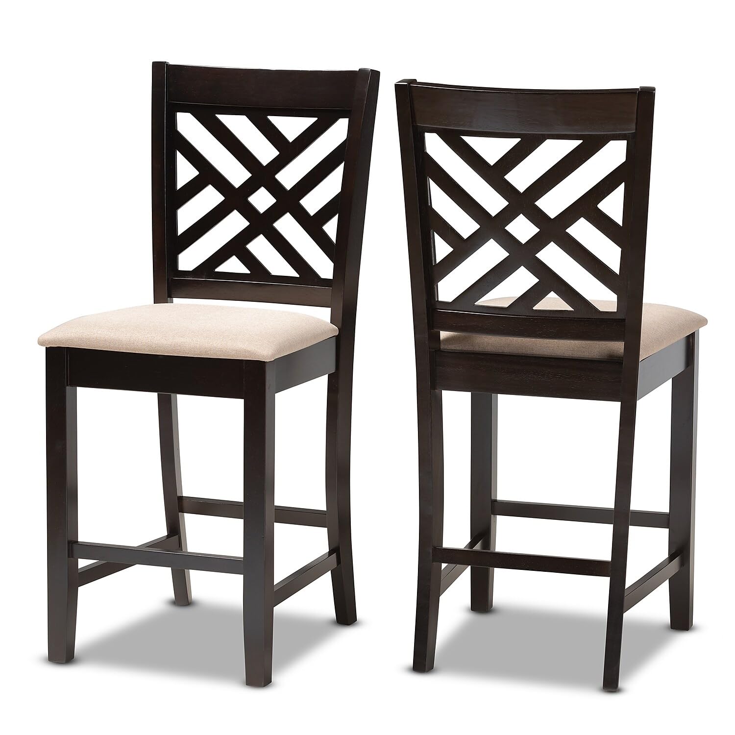 Baxton Studio Caron Pub Chair Set - Thumbnail 2