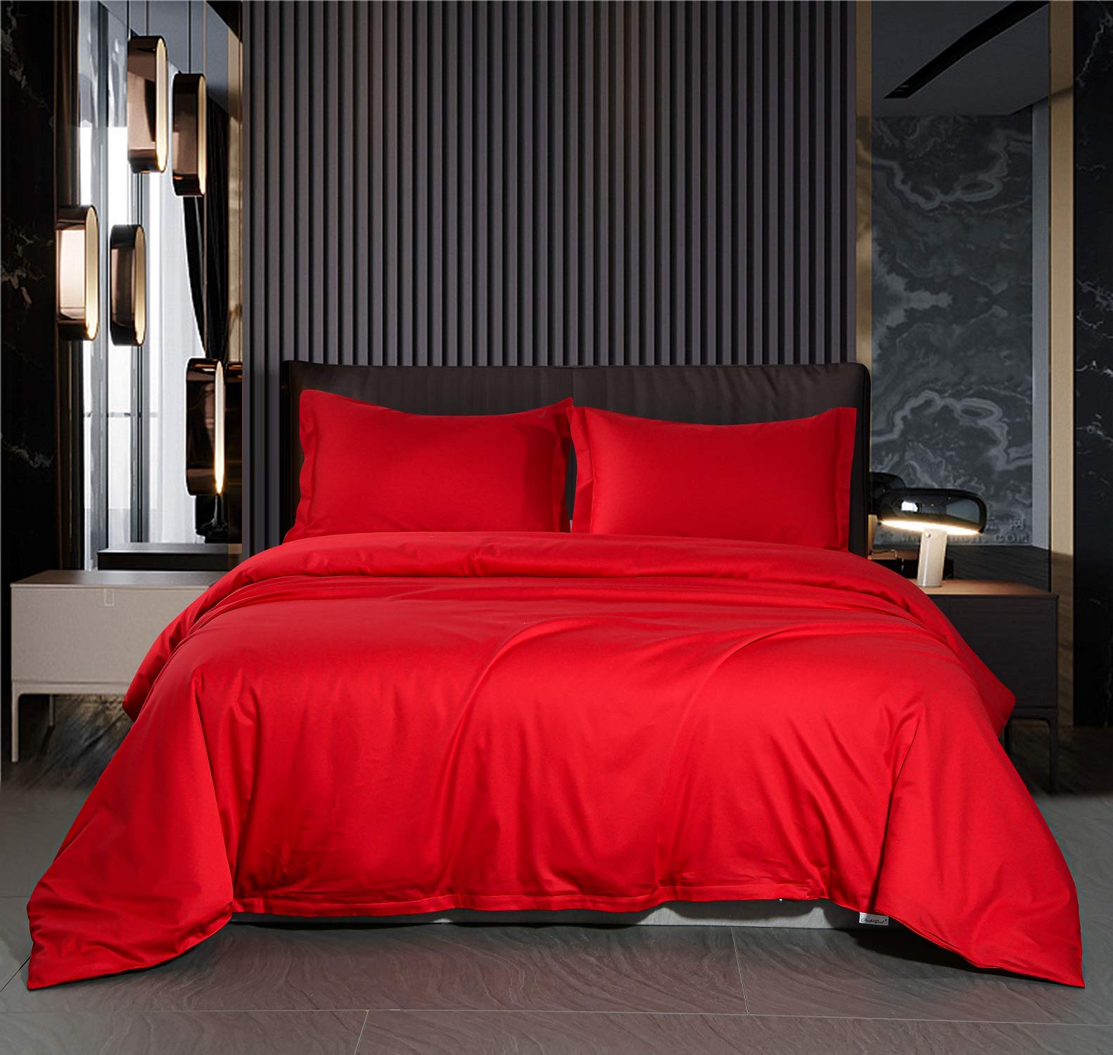 Colourful Snail 100-Percent Cotton Duvet Cover Set, Hidden Zipper Closure, Ultra Soft, Easy Care And Durable, Simple Bedding Sty
