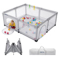 usbettas Foldable Baby Playpen, 1-Minute Setup, Lightweight Portable Playpen with Carry Bag, 59x71 Indoor Outdoor Safty Play Yar