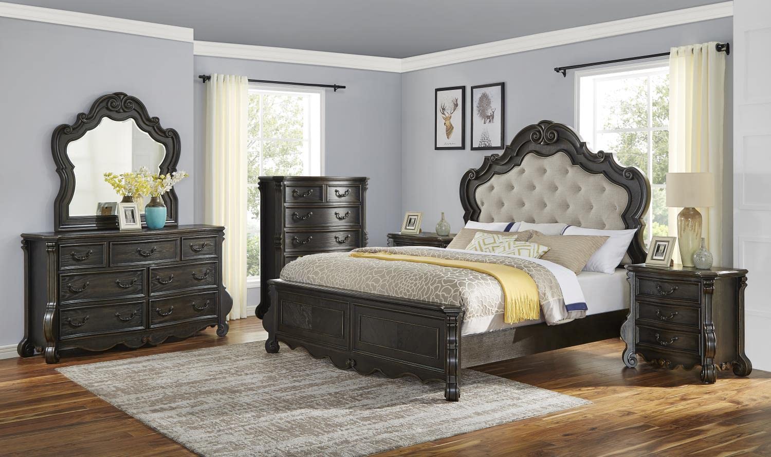 Steve Silver Rhapsody Queen 6-PC Bedroom Set