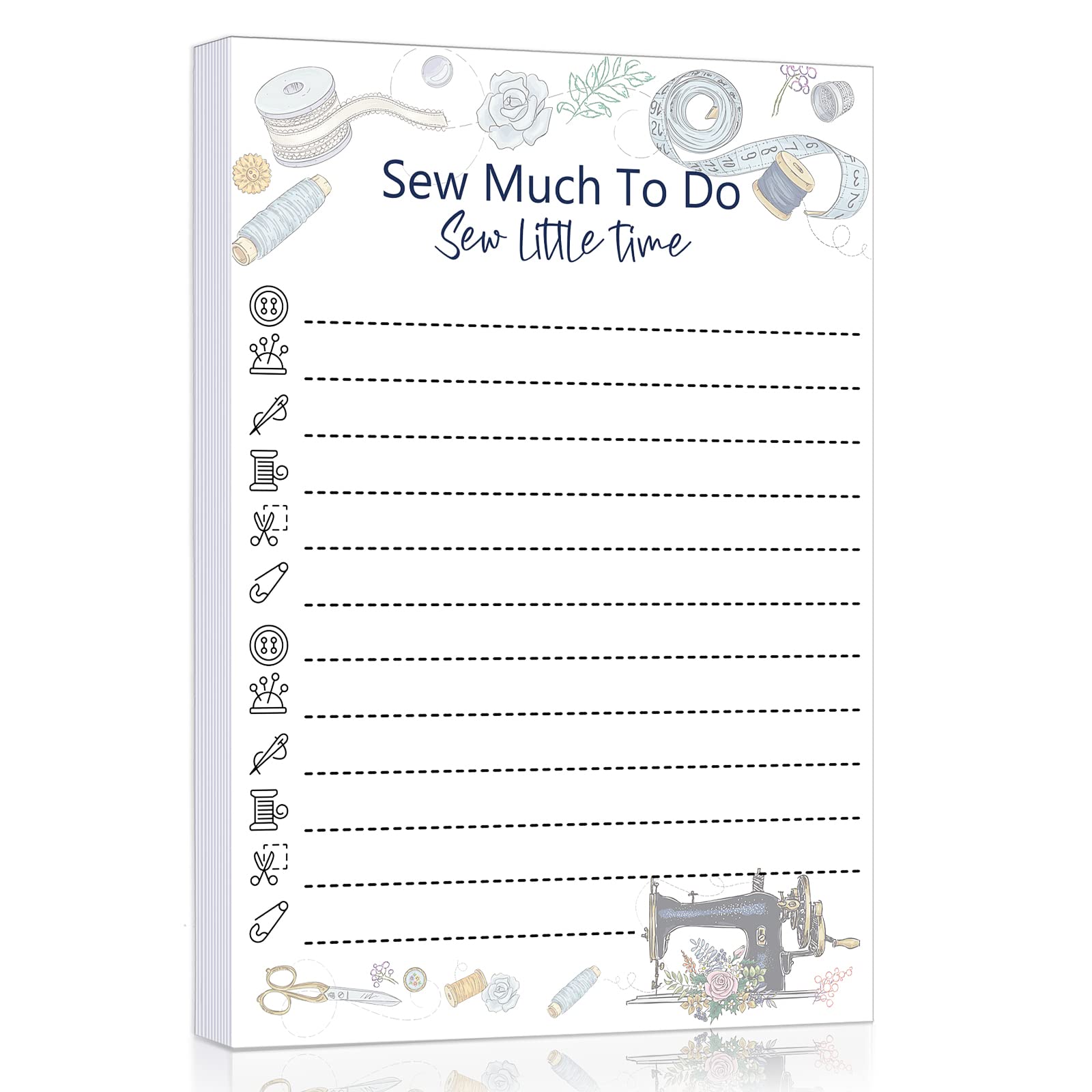 Tinlade 150 Sheets Sewing To Do List Notepad Quilters Gifts Checklist Quilting Handy To Do List Pad Sewing Lovers Daily Checklis