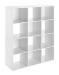 Whitmor 12 Cube Organizer, White