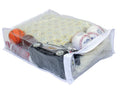 Set of 10 Clear Vinyl Zippered Sweater Clothing Storage Bags 11 x 15 x 4