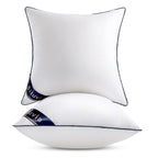 Siluvia 24x24 Pillow Inserts White Cotton Square Throw Pillow Insert Pair