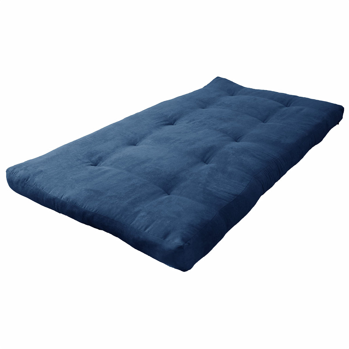 Blazing Needles Vitality 6&quot; Microsuede Futon Mattress, Twin, Indigo