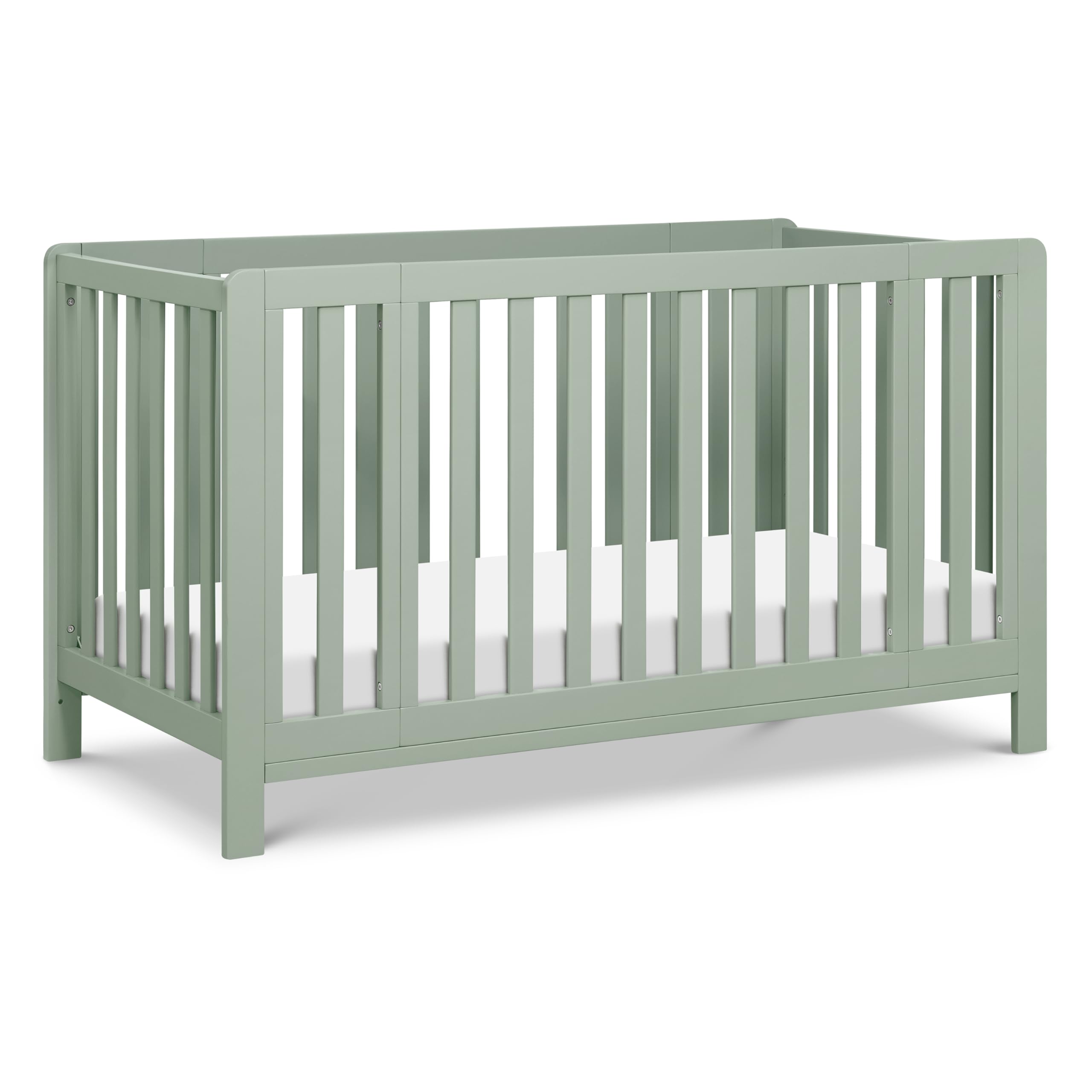 Carters by Davinci Colby Grow 6-in-1 Convertible Crib - Portable Bassinet, Full-Size Baby Crib w/Removable Wheels, Toddler Bed,