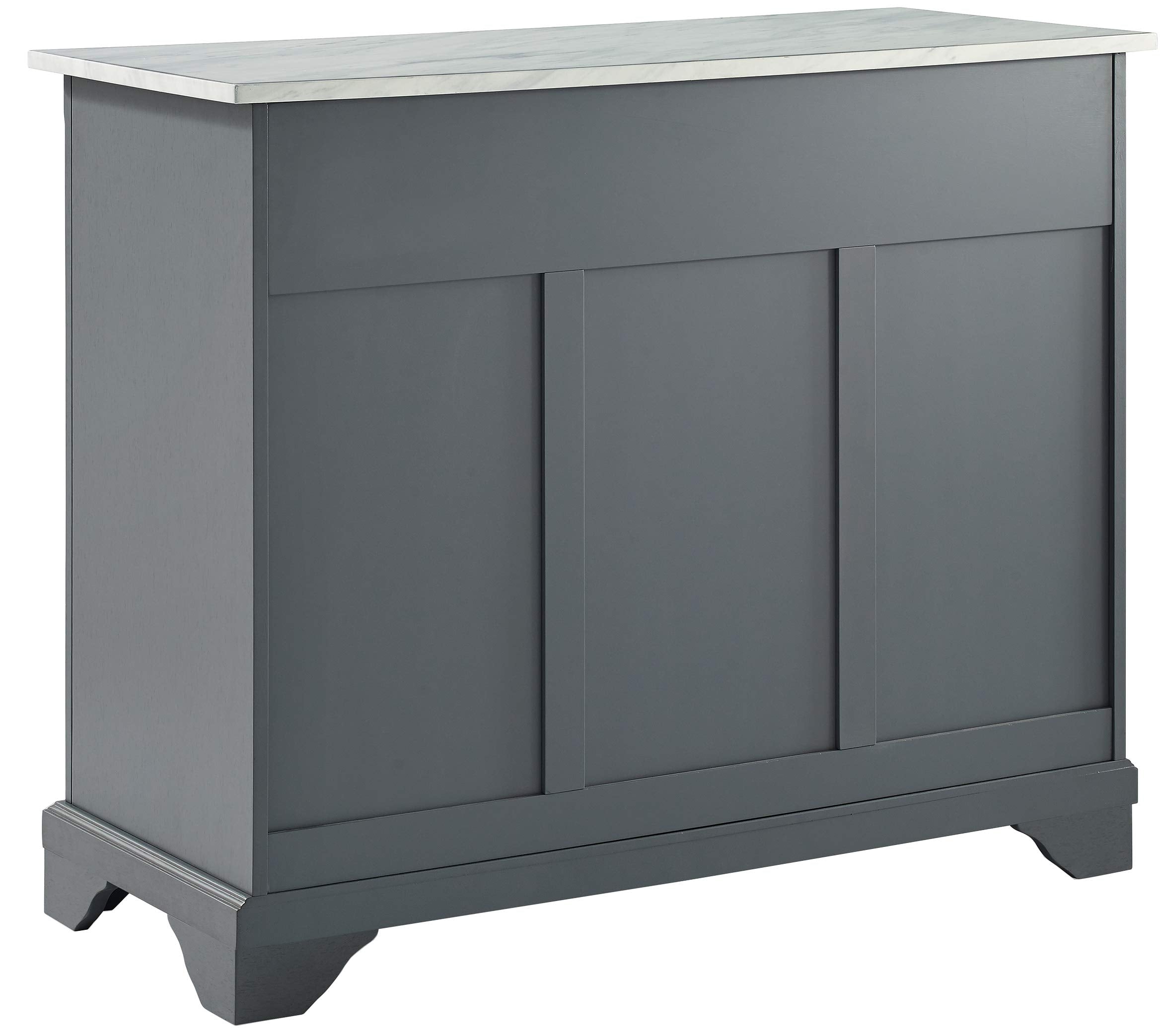 Crosley Furniture Avery Rolling Storage Cart and Kitchen Island - Thumbnail 2