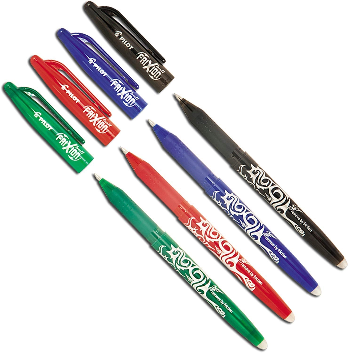 Pilot Pen Frixion Erasable Rollerball Pen (Pack Of 4) Assorted Colours
