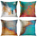 Britimes Throw Pillow Covers Home Decor Set Of 4 Pillow Cases Living Room Decorative 20 X 20 Inches Cushion Couch Sofa Pillowcas