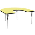 Flash Furniture 60x66 HRSE Yell Activity Table, 30.125 x 60 x 66, Yellow