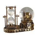 LED Music Crystal Snow Globe Home Decoration for Living Room Bedroom Book Shelf TV Cabinet Desktop Decor Statue Figurine Table C