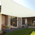Love Story Custom Size 12'X24' Cream Sun Shade Sail Rectangle Uv Block Canopy Patio Sail Sunshades Fabric For Outdoor Garden Car