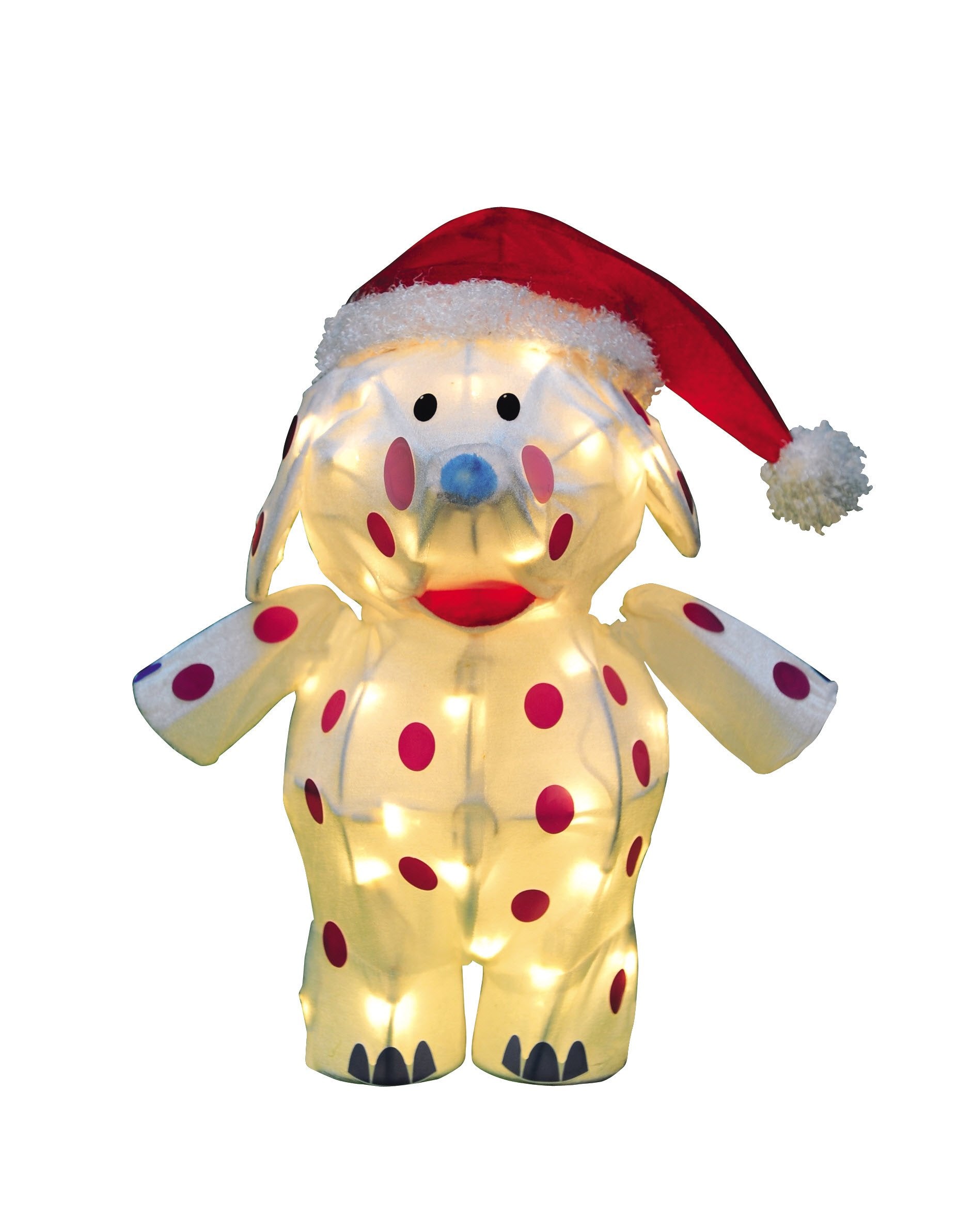 ProductWorks 24-Inch Pre-Lit 3D Island of Misfit Toys Elephant Yard Decoration, 50 Lights