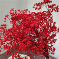 Dried-Babys-Breath-Flowers-Bouquet, 17.2In 2500+ Red Flowers, Natural Gypsophila Branches For Wedding, Valentines Day, Dry Flowe