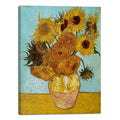 Wieco Art Large Canvas Wall Art Sunflower by Vincent Van Gogh Oil Paintings Reproduction Abstract Wall Decorations for Living Ro