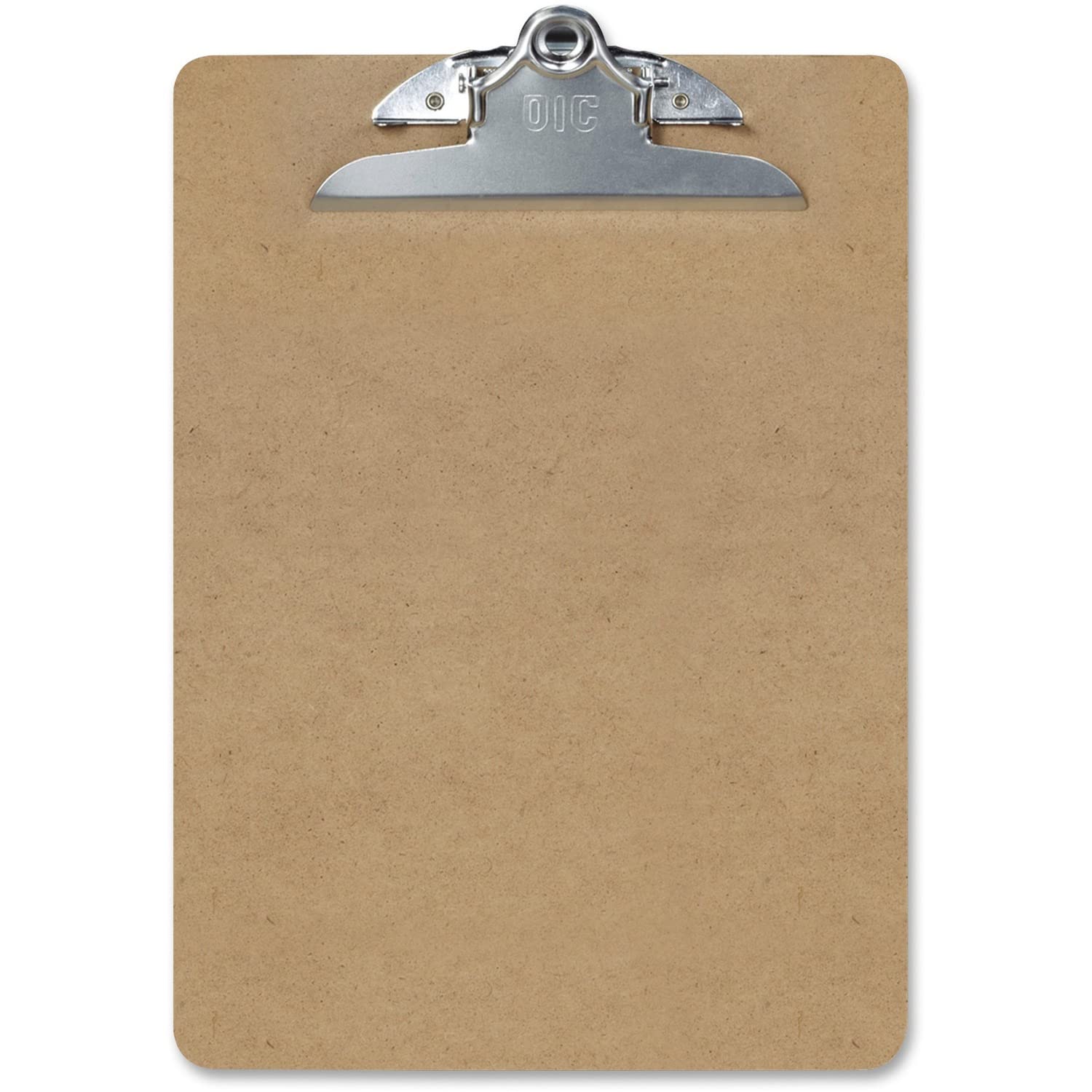 Officemate 83500 Rec Wood Clipboard, Ltr, 9-Inch X12-1/2-Inch , Brown