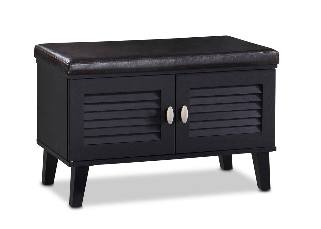 Baxton Studio FP-6793-Espresso Storage-Benches, Dark Brown