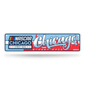 Rico Industries NASCAR Racing Chicago Street Race Metal Street Sign 4 x 15 Home D  cor - Bedroom - Office - Man Cave