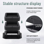 Btsd-Home Bed Risers 1 Inch Heavy Duty Furniture Risers For Sofa Table And Chair Black 4 Pack