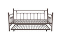 DHP Manila Metal Twin Size Daybed and Twin Size Trundle (Bronze)
