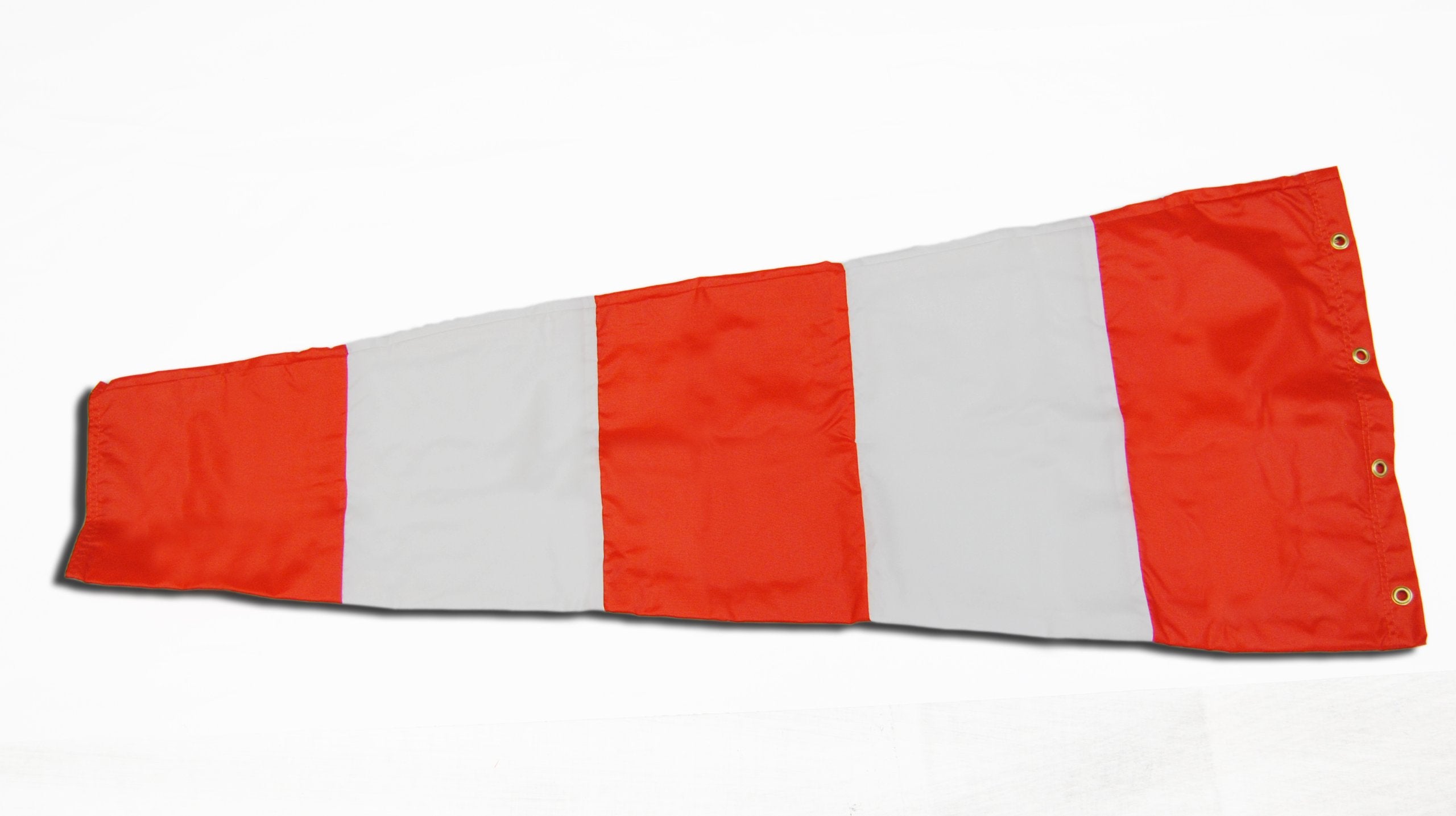 Airport Windsock Corporation 13' X 54' Orange And White Replacement Windsock 100% Usa Made