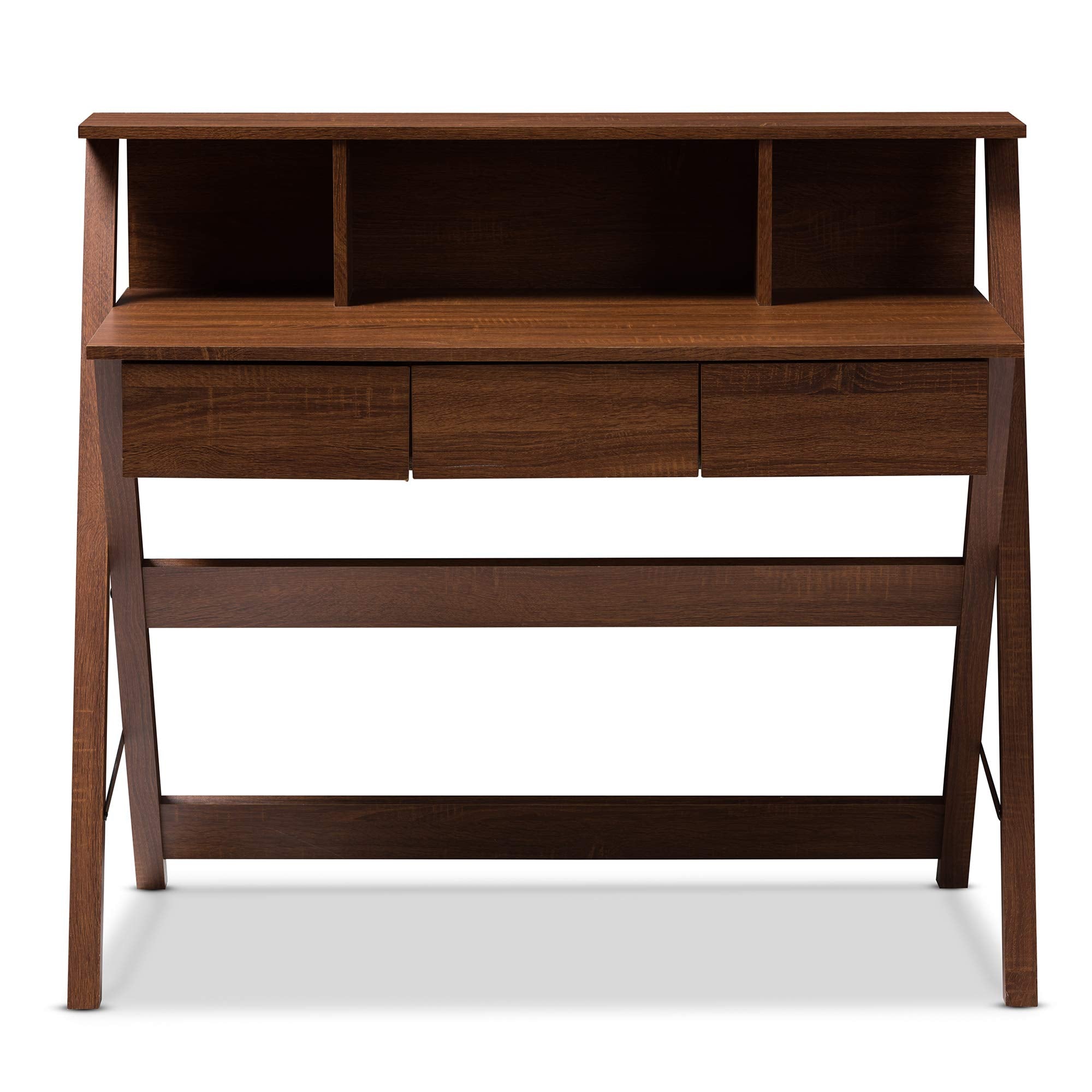 Baxton Studio Crossroads II Writing Desk - Thumbnail 2