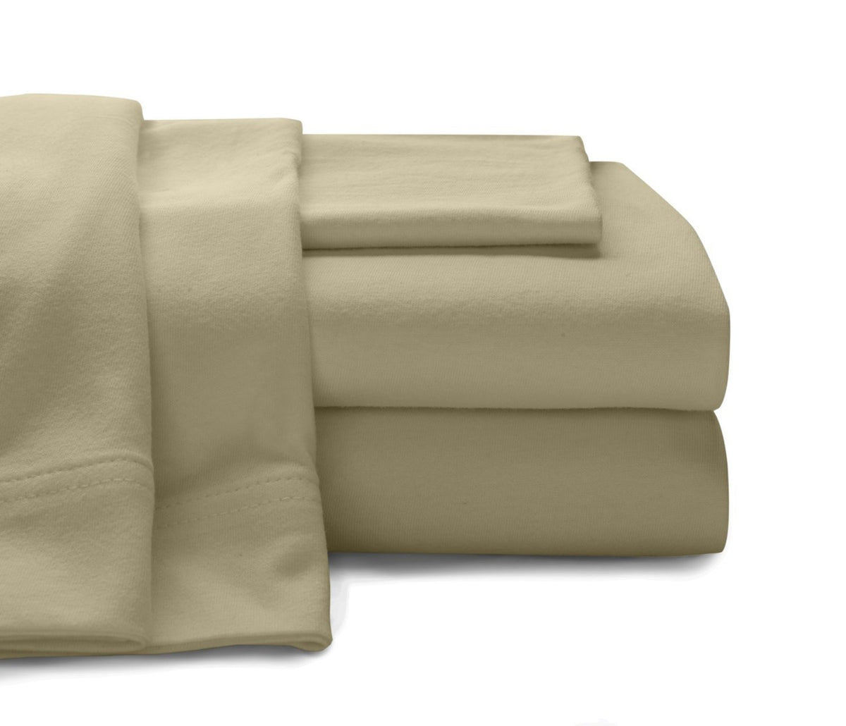 Melange Jersey Cotton Rich 2 Twin Xl Fitted Bed Sheets (2-Pk) - Extra Long, 15 Deep Pocket, 39 X 80 Great For Dorm Room, Hospita