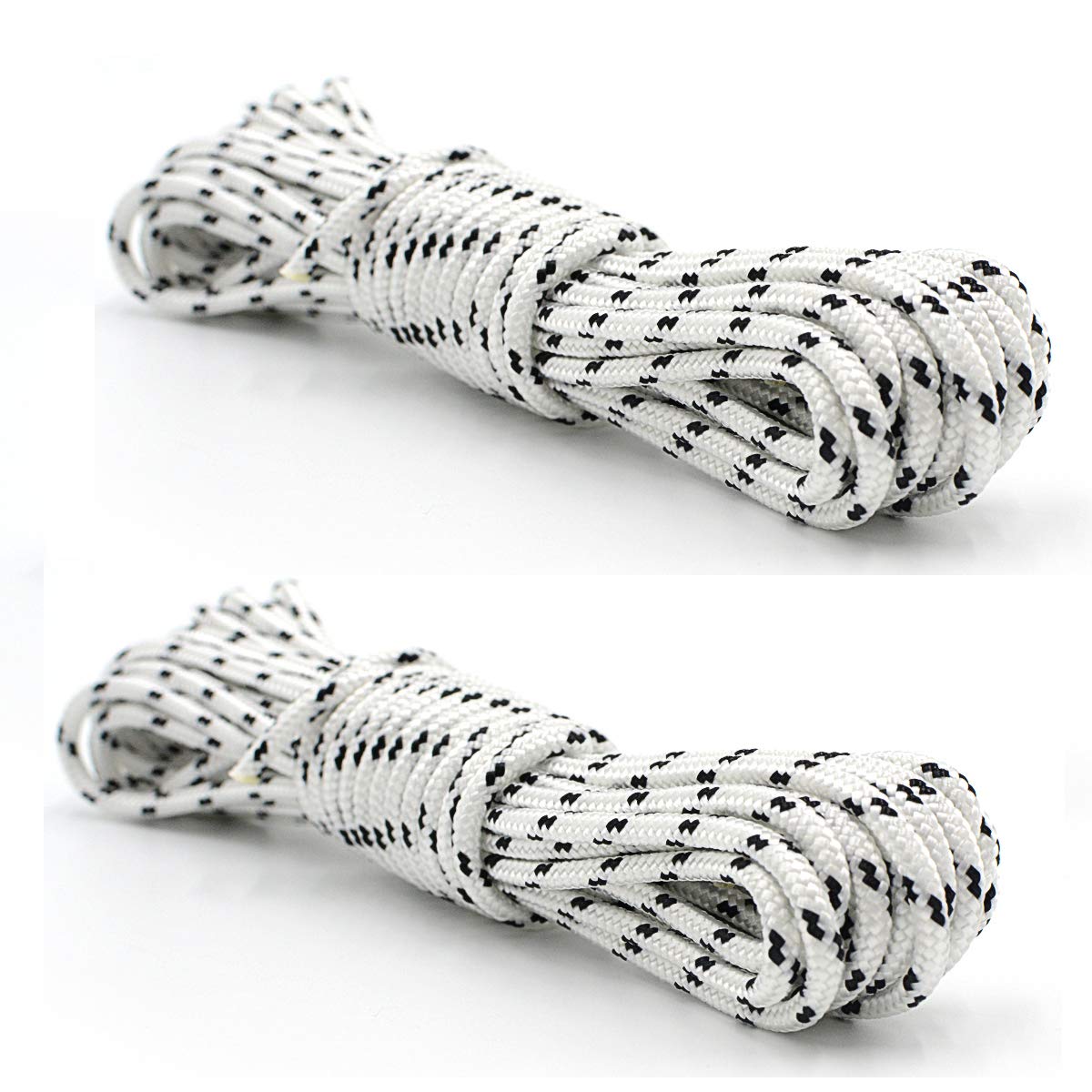 Nostify 2Pc Outdoor Patio Umbrella Cord Line Nylon Rope Replacement, 0.14' Dia (20Ft)