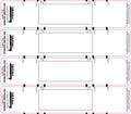 Tabbies File Pocket Handles, 9.63 X 2, White, 4/Sheet, 12 Sheets/Pack