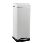 happimess HPM1007A Betty Retro 8-Gallon Step-Open Trash Can with Soft-Close Lid, Fingerprint Resistant, Modern, Minimalistic for