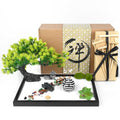 Artcome Japanese Zen Sand Garden for Desk - Home, Office Desk Accessories - Crafted Meditation Therapy Rectangle Tray - Mindful 