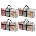 VENO Extra Large Moving Bags, Christmas Tree Storage, Clear, 4 Pack