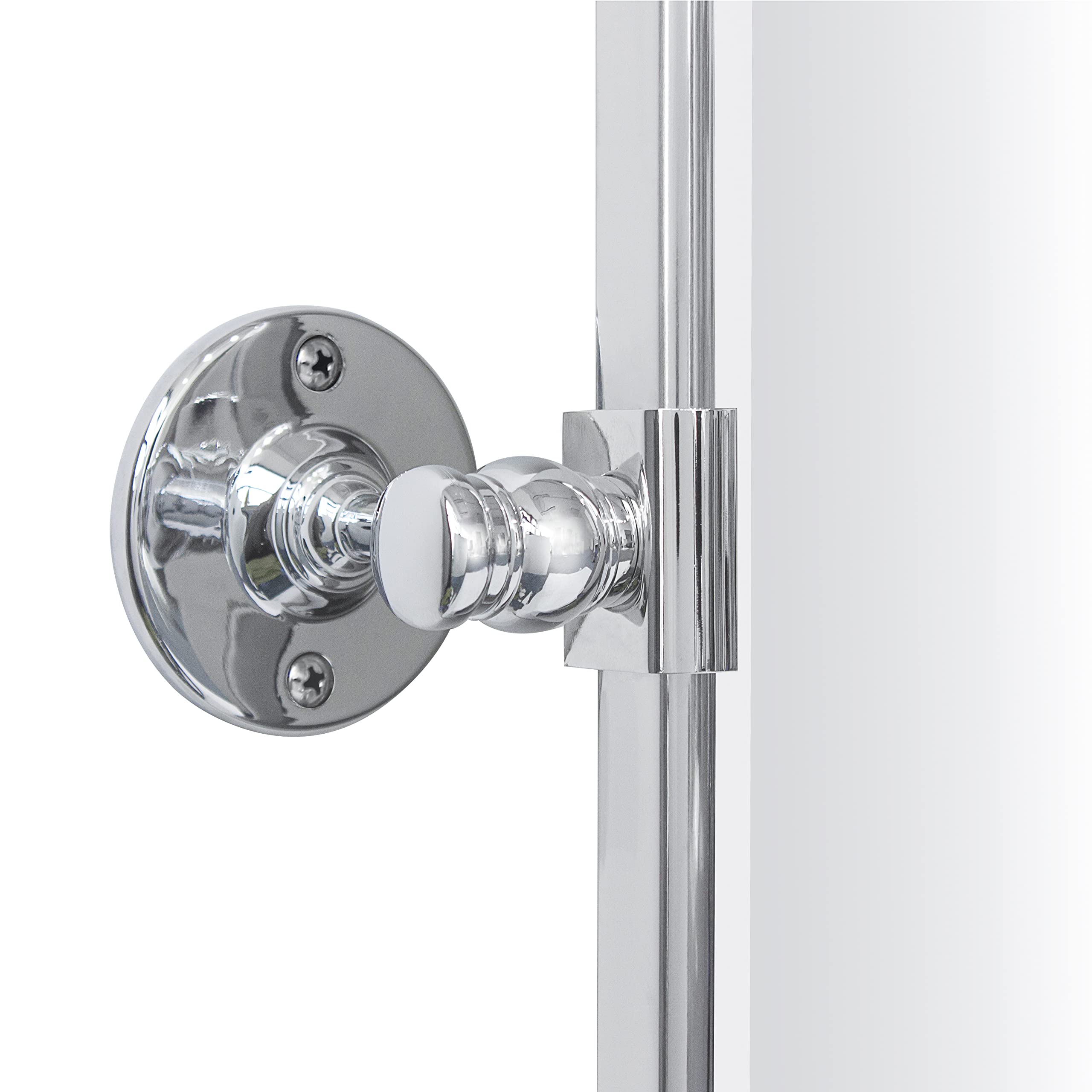 Tehome 40X30'' Chrome Pivot Mirror Horizontal 30X40'' Metal Framed Rectangle Tilting Beveled Vanity Mirrors For Wall