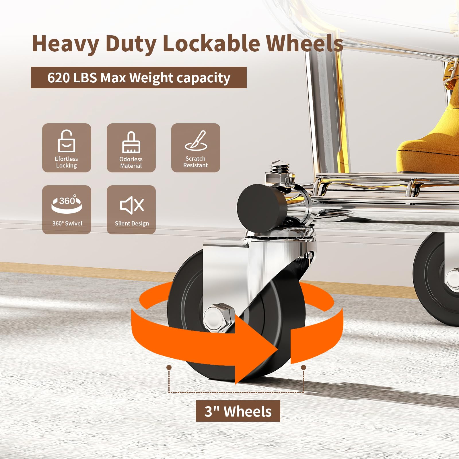 Dgedby Clothes Rack Heavy Duty 620Lbs For Hanging Clothes, Commercial Garment Rack Heavy Duty,Collapsible & Portable Clothes Rac