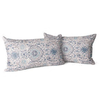 Snycler Boho Throw Pillow Covers 26X26 Inch Set Of 2 Terracotta Rust Blue Colored Throw Pillows Double Sided Boho Home Soft Deco