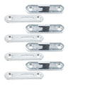 Antrader 3-Inch Bed Rail Fasteners,Wood Bed Rail Connecting Fittings Zinc Round Bed Hook Set of 4