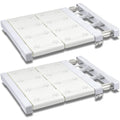 Gerrii 2 Pcs Expandable Closet Tension Rod Shelf, 23.6239.37