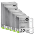 Eomtam Vacuum Storage Bags with Rechargeable Pump for Travel, 20 Combo Set