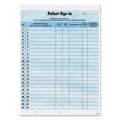 Tabbies 14531 Patient Sign-In Label Forms, 8 1/2 X 11 5/8, 125 Sheets/Pack, Blue