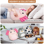 Suzzipals 13' Axolotl Plush Pillows, Axolotl Stuffed Animal Plushies, Axolotl Cuddle Pillow For Kawaii Decor, Axolotl Plush Toy