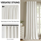 Miulee White Velvet Curtains 84 Inches - Luxury Curtains For Bedroom Living Room Thermal Insulated Super Soft Room Darkening Modern Window Drapes Back Tab Rod Pocket, W52 X L84 Inches, 2 Panels
