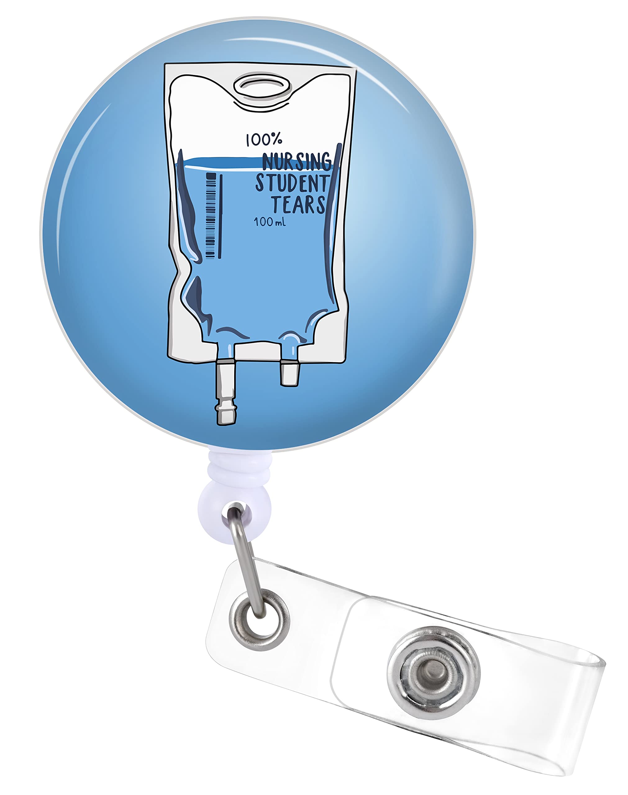 Plifal Badge Reels Holder Retractable With Id Clip For Nurse Name Tag Card Rn Nursing Doctor Medical Work Office Alligator Clip