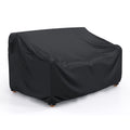 Brosyda Patio Sofa Cover Waterproof, Heavy Duty 3-Seater Outdoor Sofa Cover Patio Furniture Covers With Air Vent And Handles, 60' L×42' D×30' H, Black