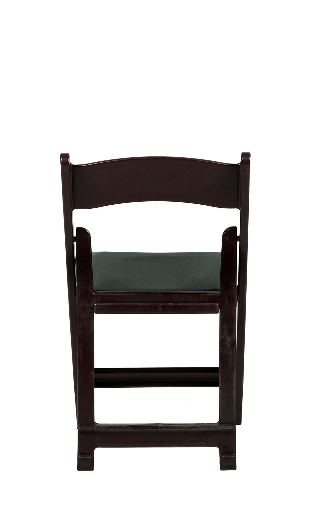 Commercial Seating Products Resin Red Mahogany Folding Chairs, 1-Pack