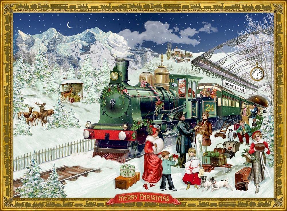 Coppenrath Advent Calendar 'The Festive Express' Traditional A4
