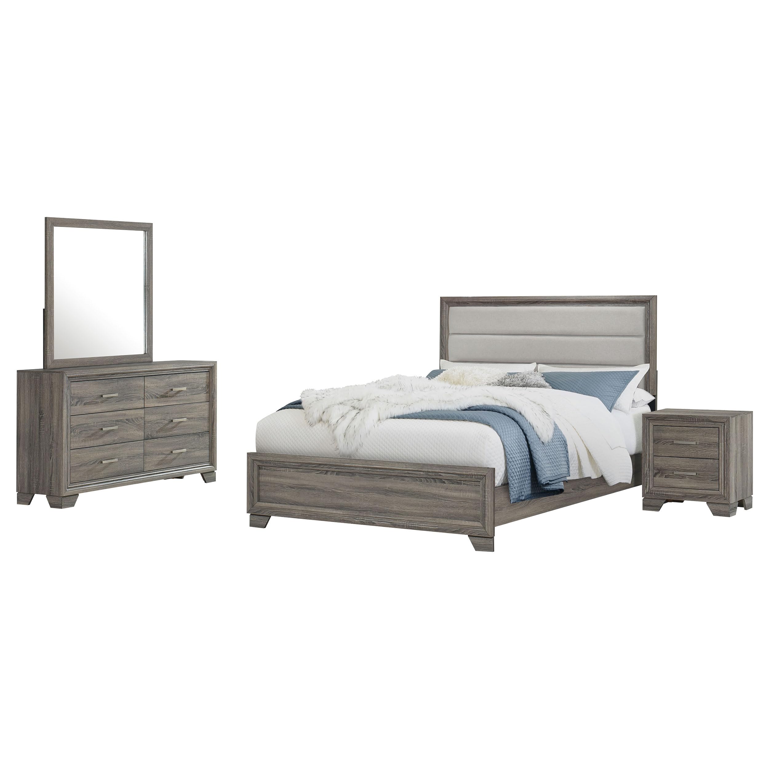 Coaster Home Furnishings Wright Transitional 4-Piece Bedroom Set