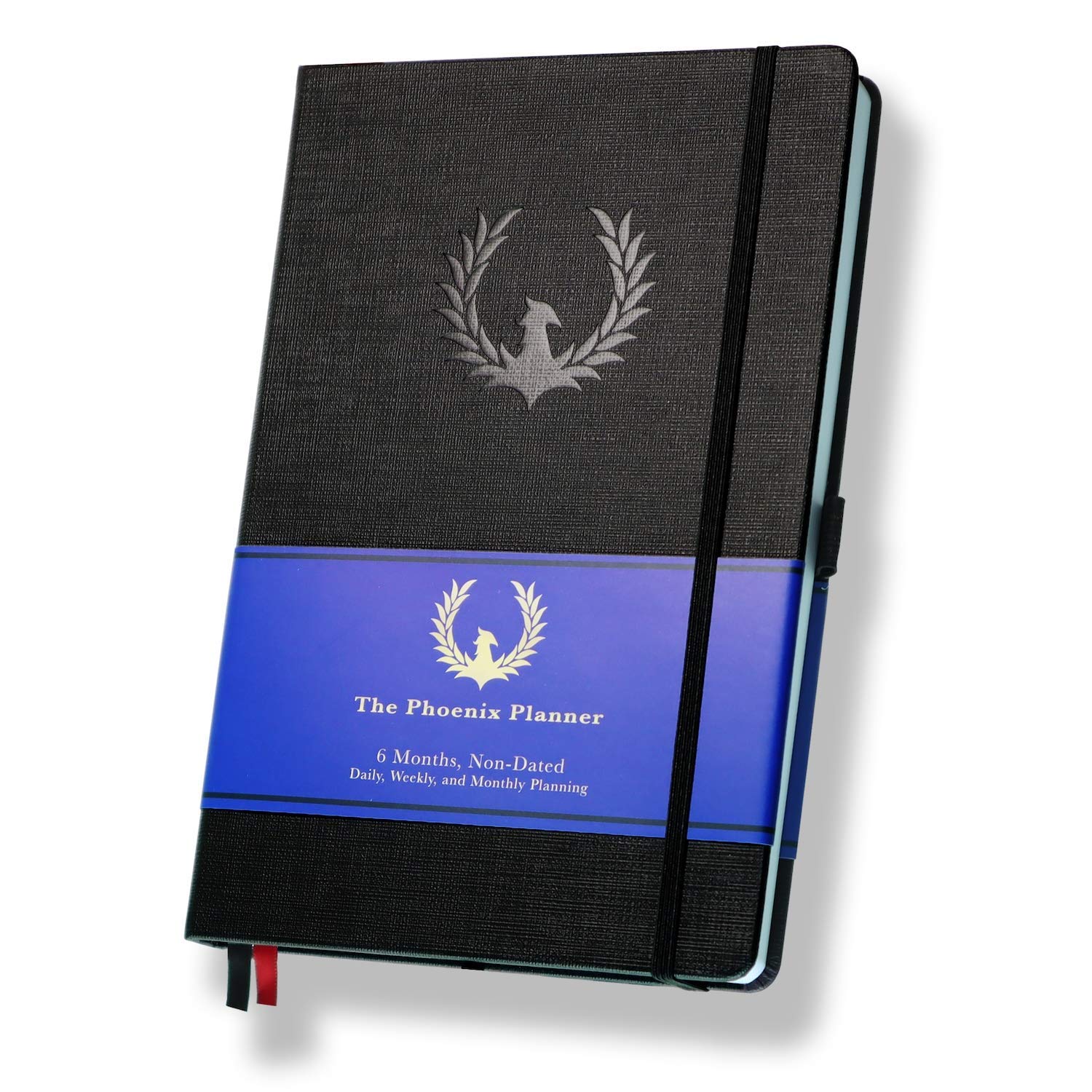 The Phoenix Planner - Best Daily Calendar And Agenda For Goal Setting, Boost Happiness And Productivity - Gratitude Journal, Hab