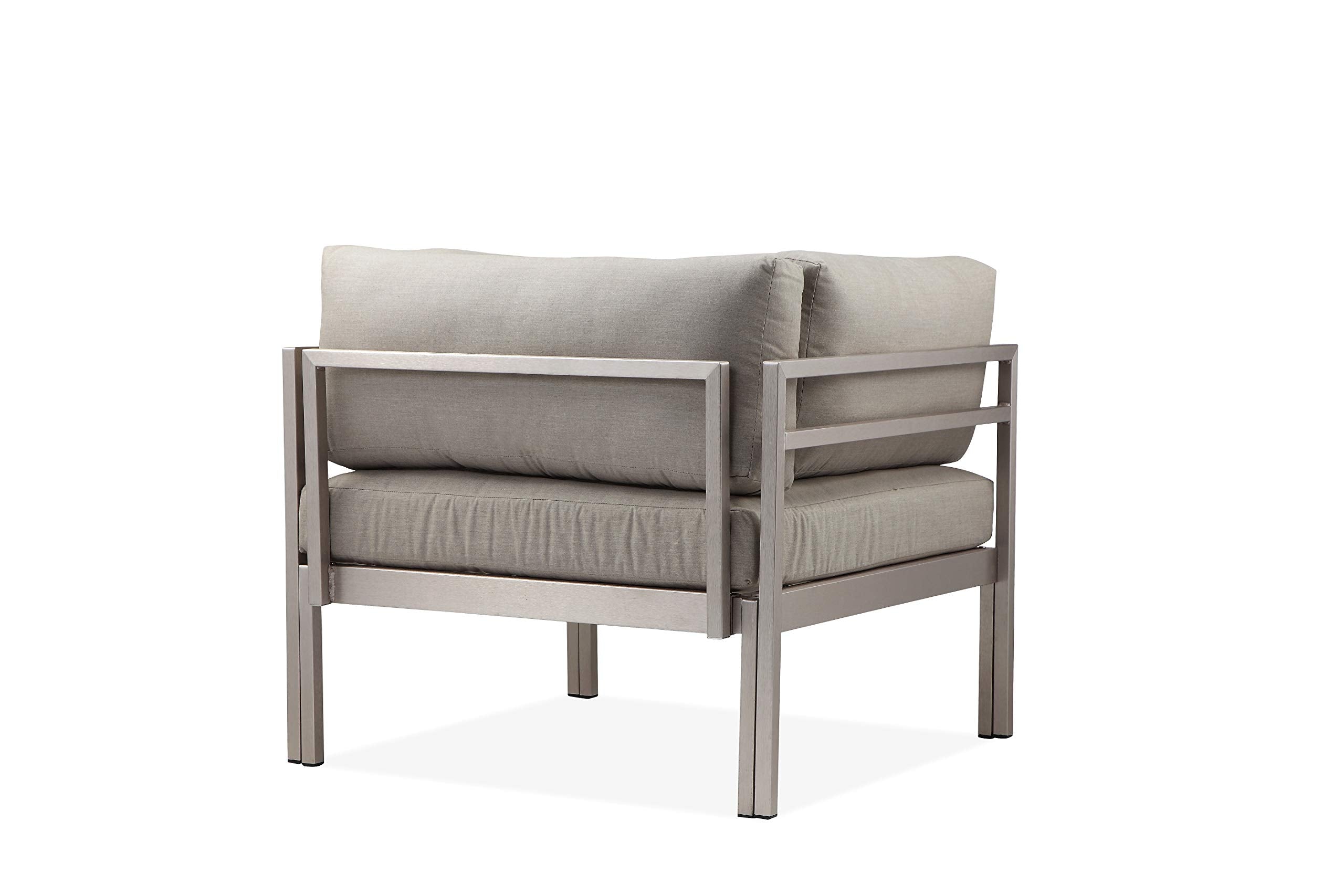 Pangea Home X-Cloud 4 Gry Conversation Set, Grey