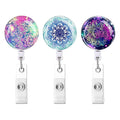 Retractable Badge Holder Nurse Badge Reels With Clip Name Card Holders For Office Worker Doctor Nurse